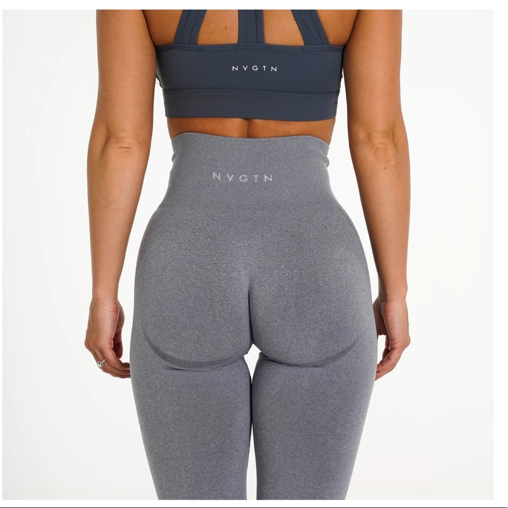 NVGTN grey contour seamless leggings size small